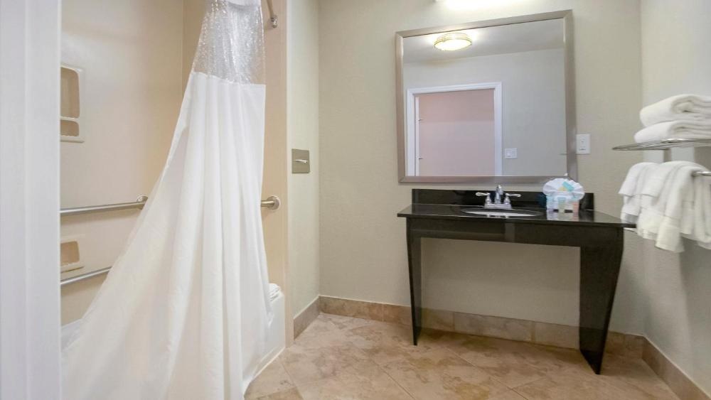 Hotel In Kissimmee Shower Stall Curtain Handheld Spray Towel Rack